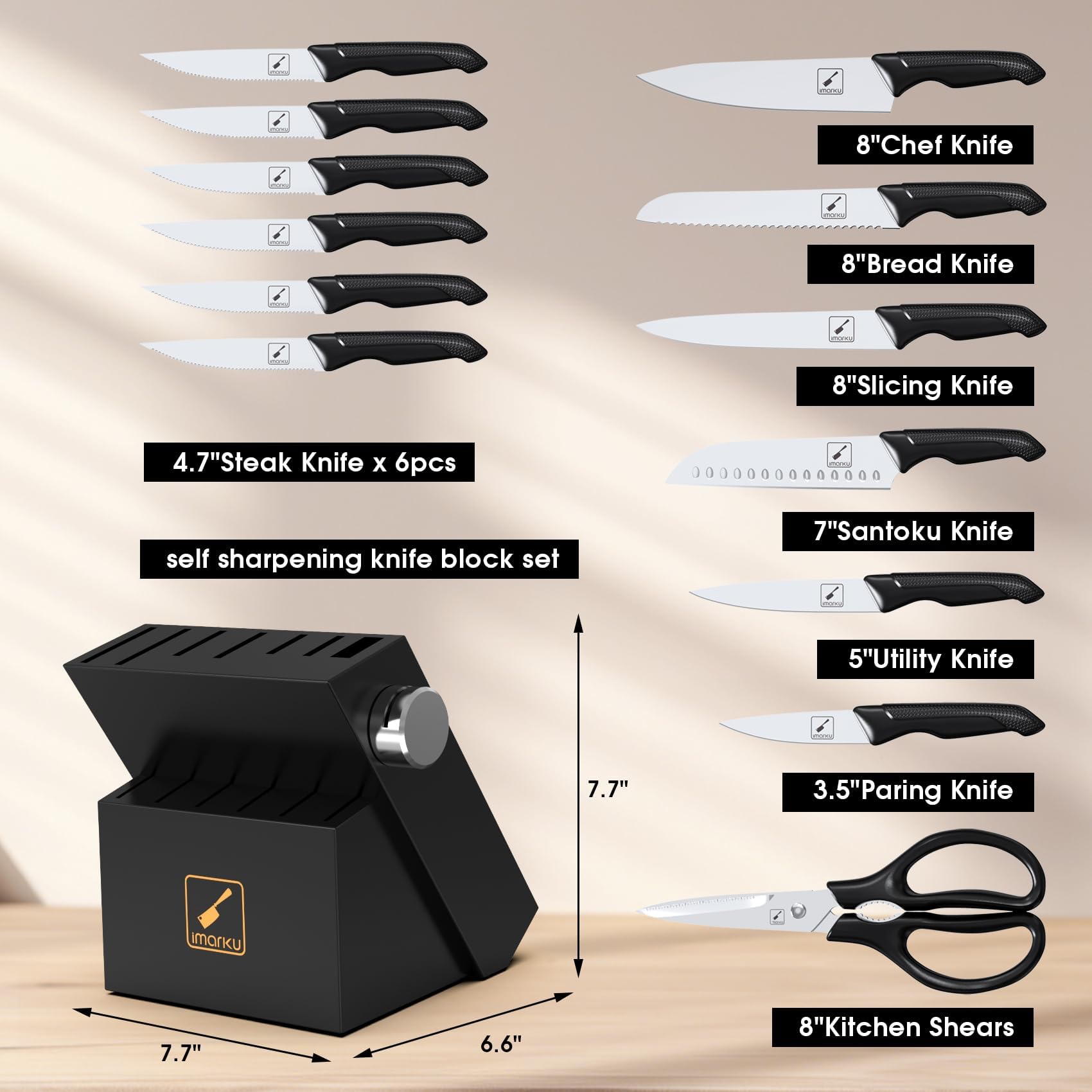 imarku santoku knife versatile chopping and precise cuts