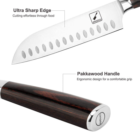 Imarku ultra-sharp edge with polished finish delivers clean cuts