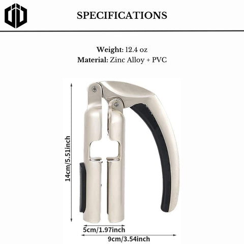 Imbibe & Indulge lever-action opener with secure grip.
