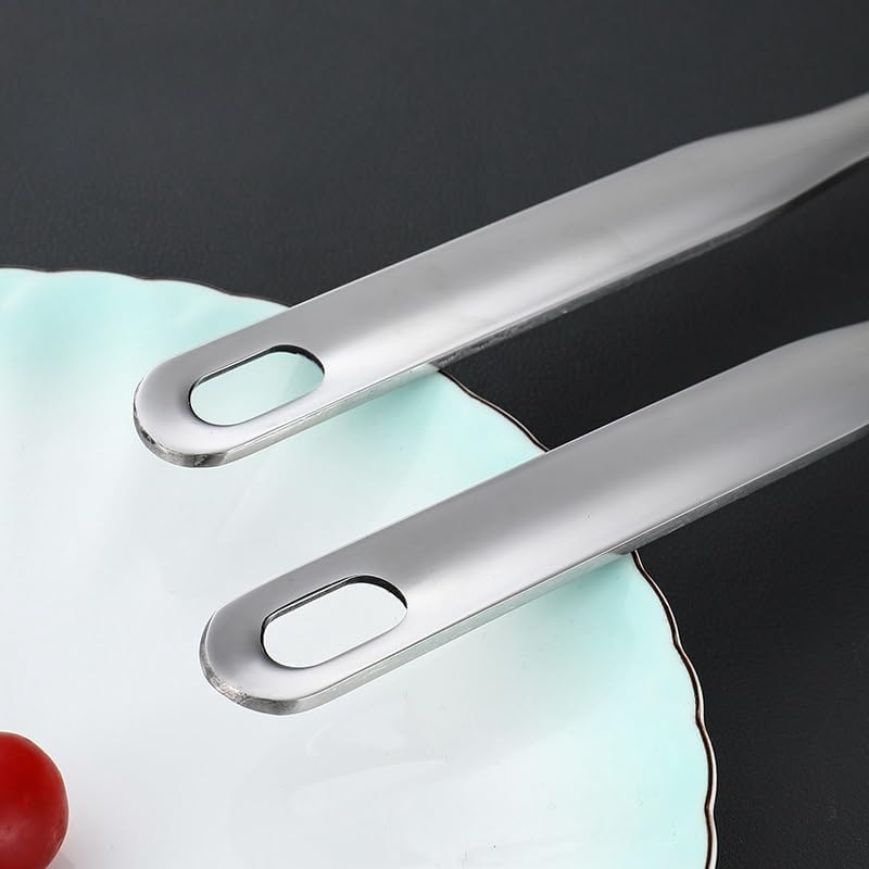 IMEEA ergonomic angled handle offers secure grip and precise control during stirring.