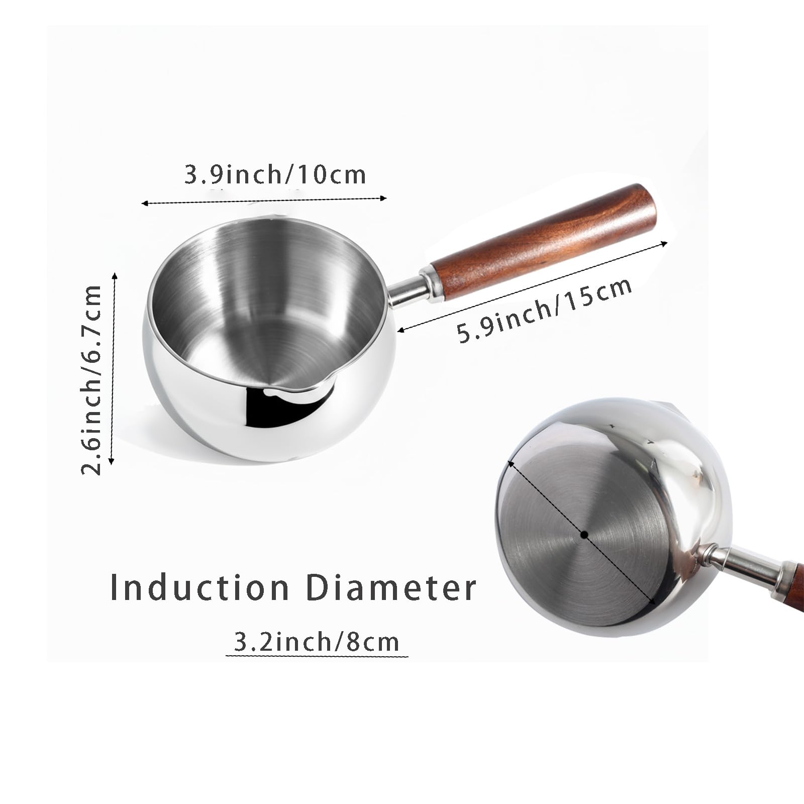 IMEEA Pot with induction-ready magnetic exterior for versatile stovetop use.