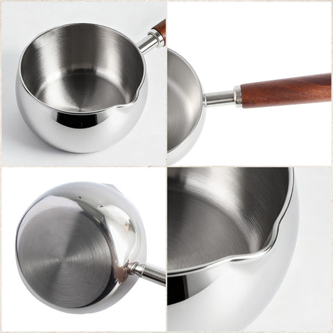 IMEEA Warmer Pot interior shows 3-layer construction for even heat.