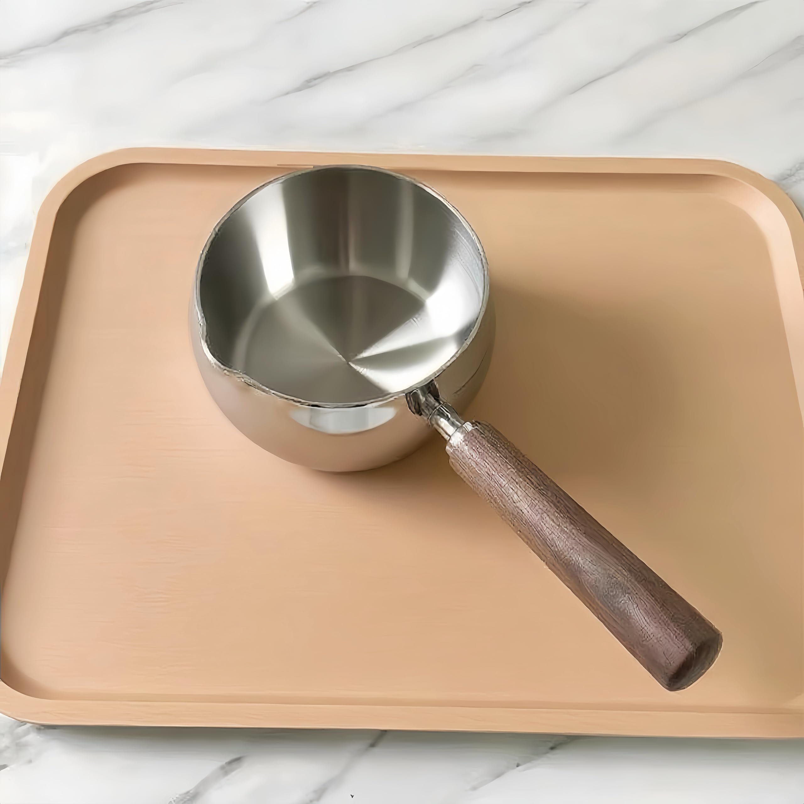 IMEEA Easy-to-use pot for melting butter and reheating milk.
