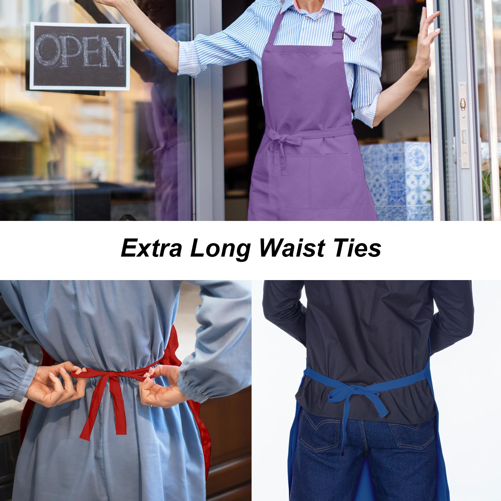 IMERAGO water-resistant apron that wipes clean after messy tasks.