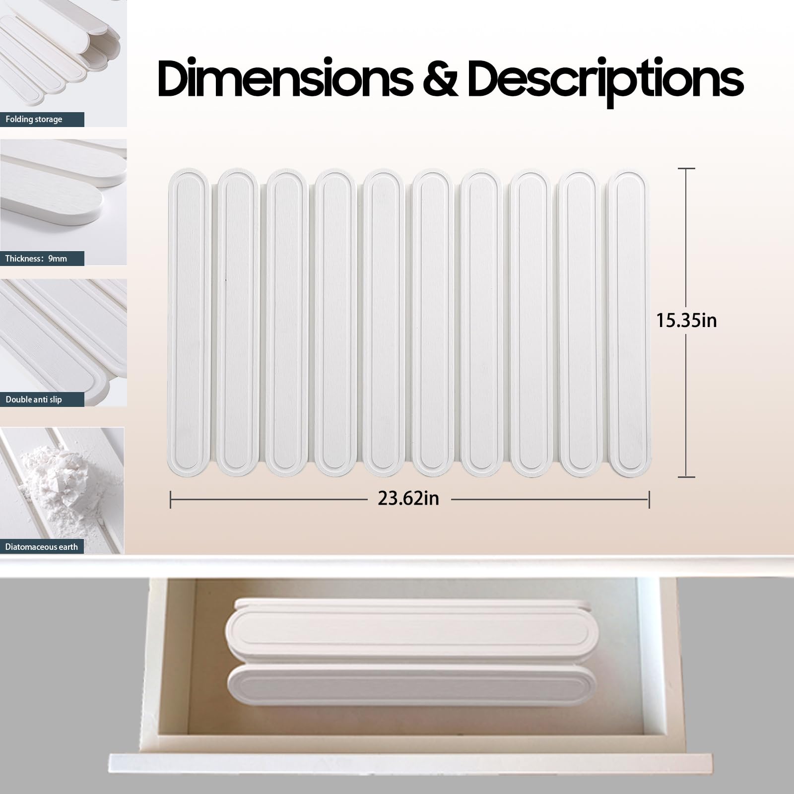 Imgrose eco-friendly material stone mat suitable for daily kitchen use.