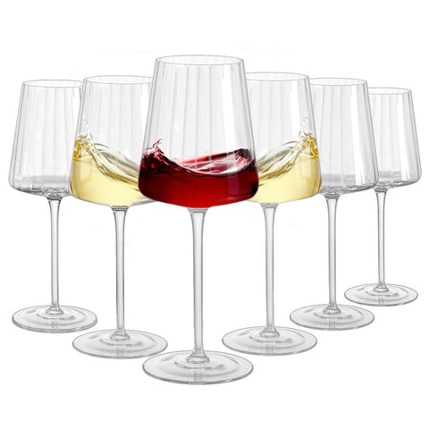 Imourari elegant European-style hand-blown glasses for refined entertaining.