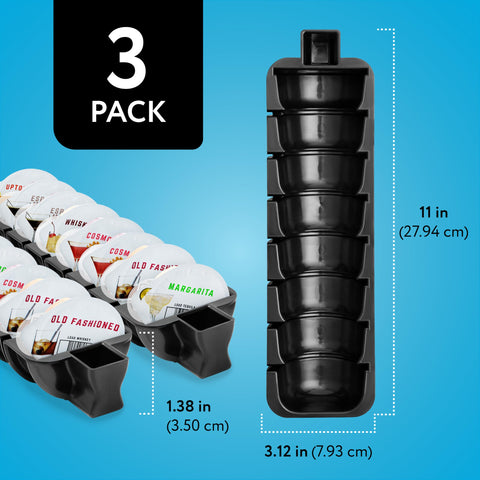 IMPRESA compact pod storage fits countertops or wine fridges for convenient storage.