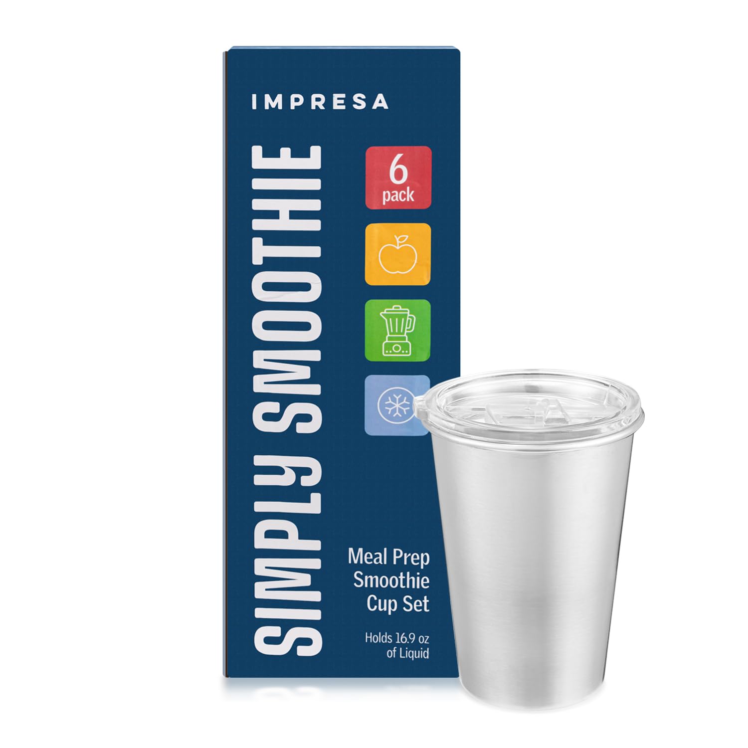 IMPRESA dishwasher-safe cups; lids should be hand-washed for longevity.