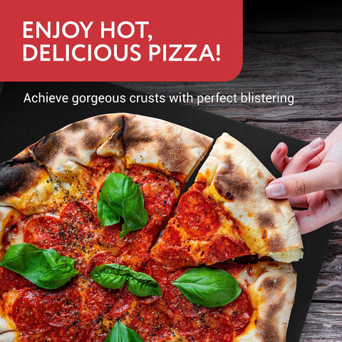 IMPRESA pizza stone in outdoor grill setup delivering rustic crust and flavor.