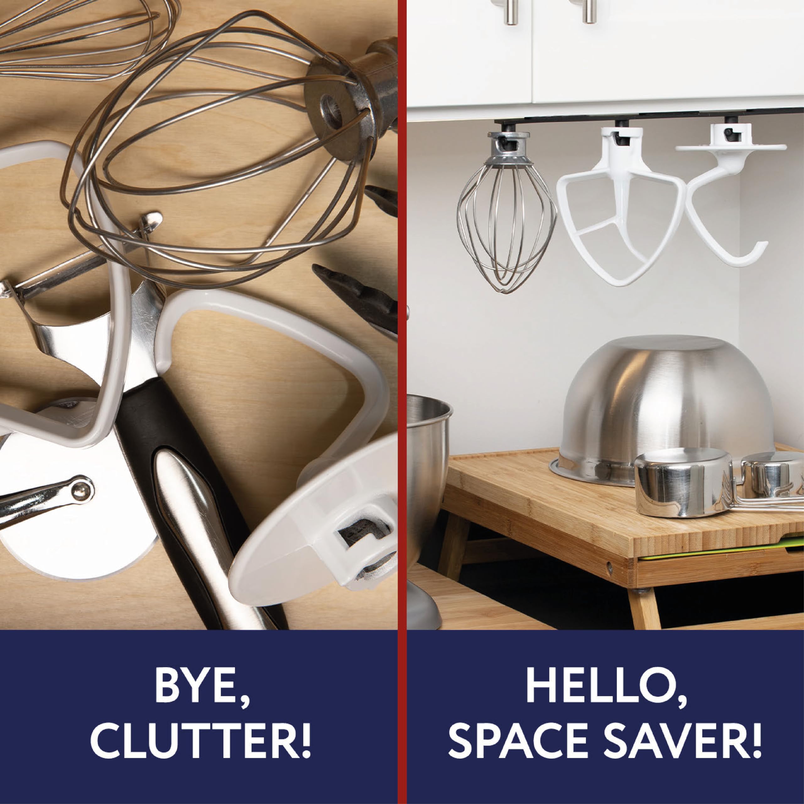 IMPRESA wall-mounted horizontal layout offers a compact, tidy kitchen setup.