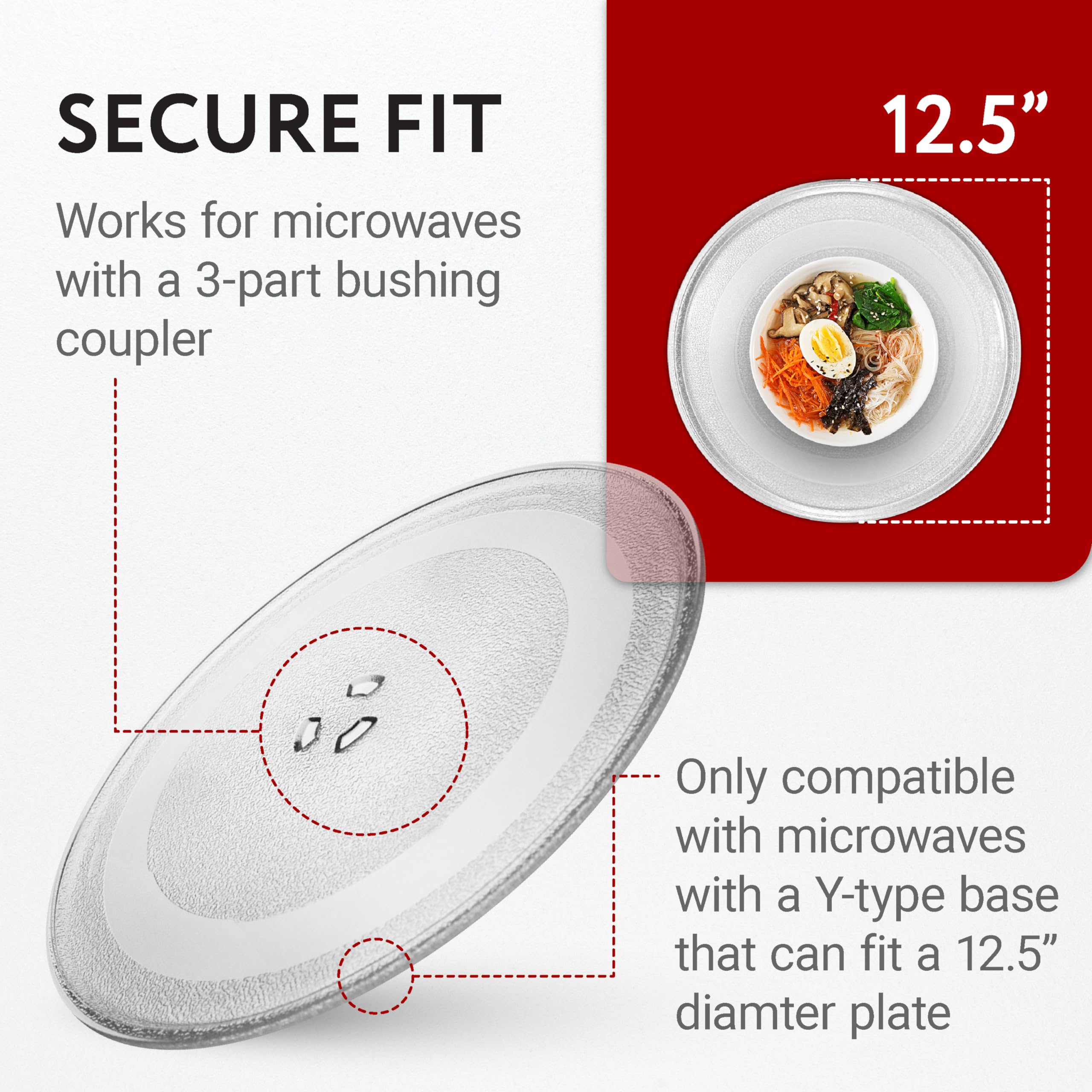 IMPRESA turntable plate installation is tool-free for quick kitchen repairs.