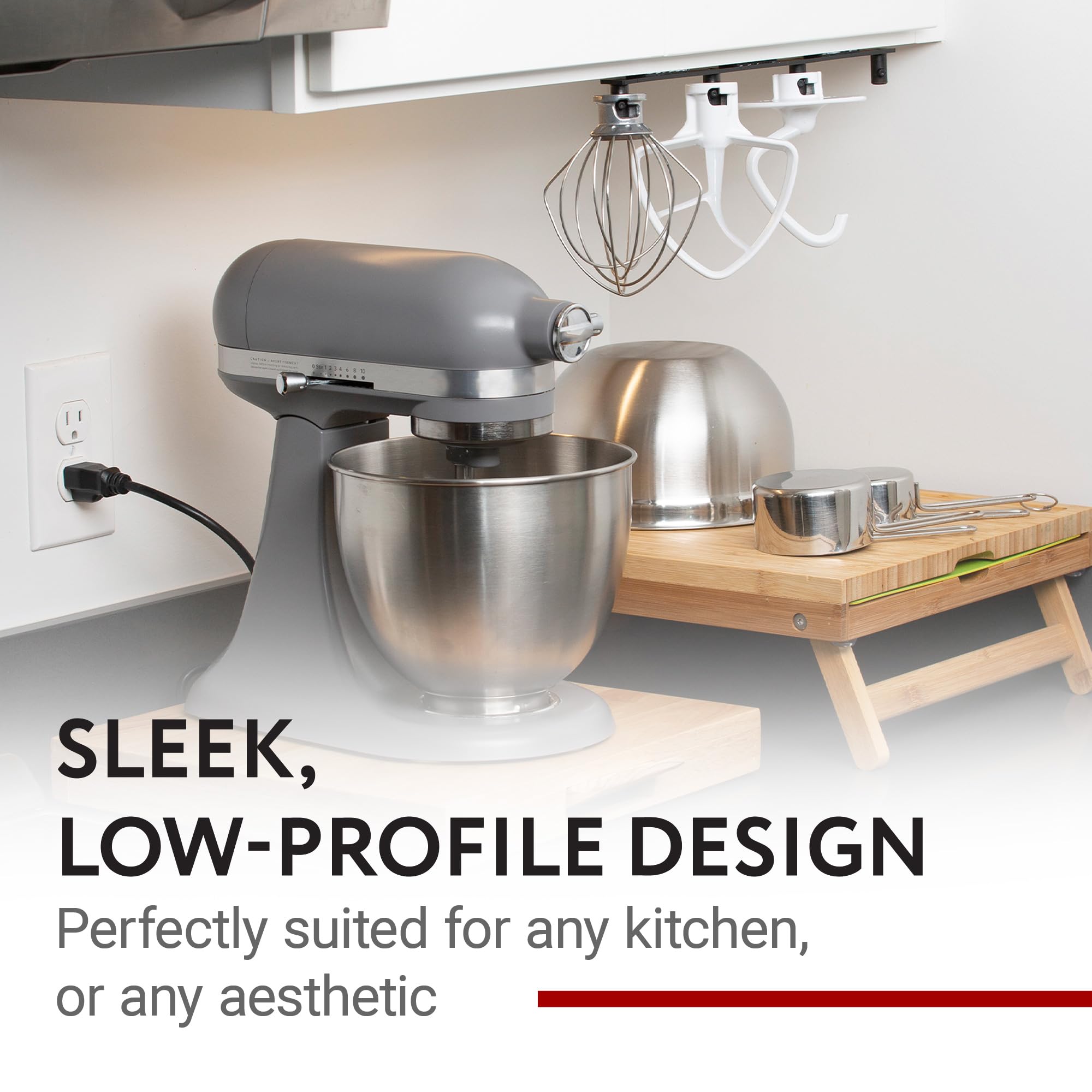 IMPRESA Utensil Holder offers vertical and horizontal mounting options for flexible placement.