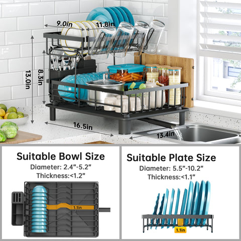 IMXSUMDA detachable drain tray and 360° swivel spout for efficient drainage.