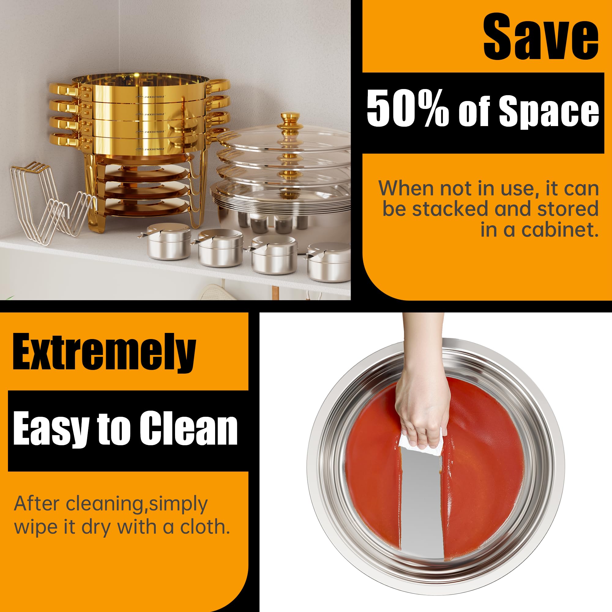 IMXSUMDA includes all accessories for quick setup and easy cleanup.
