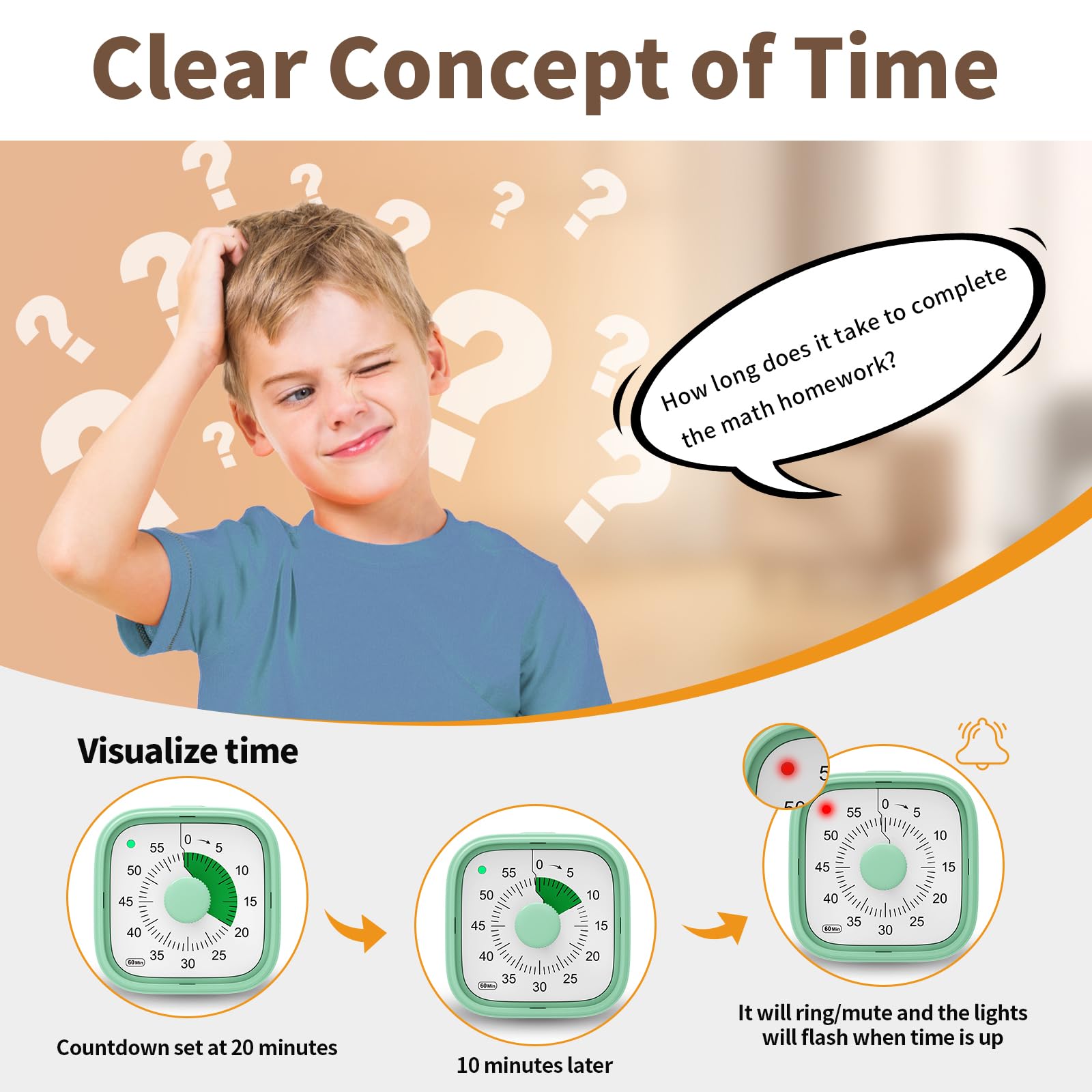 Incolumitas Silent ADHD timer provides a quiet countdown to minimize distractions