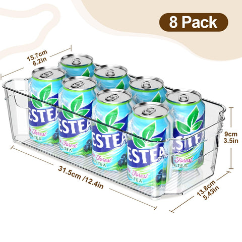 Incostar side-handles bin enables easy sliding and retrieval.