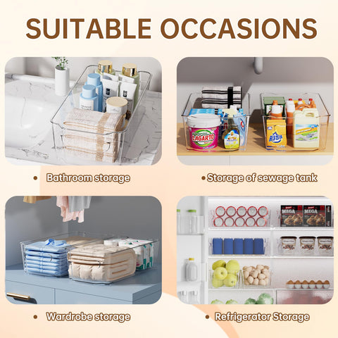 Incostar stackable fridge bin maximizes space and clarity.