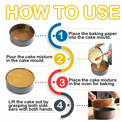 Incycall greaseproof, heat-resistant liners protect bakeware during high-heat baking.