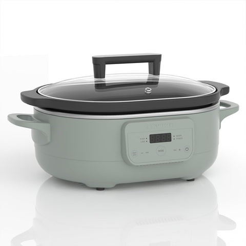 INDY VAC 6-quart slow cooker outer view keeps meals warm