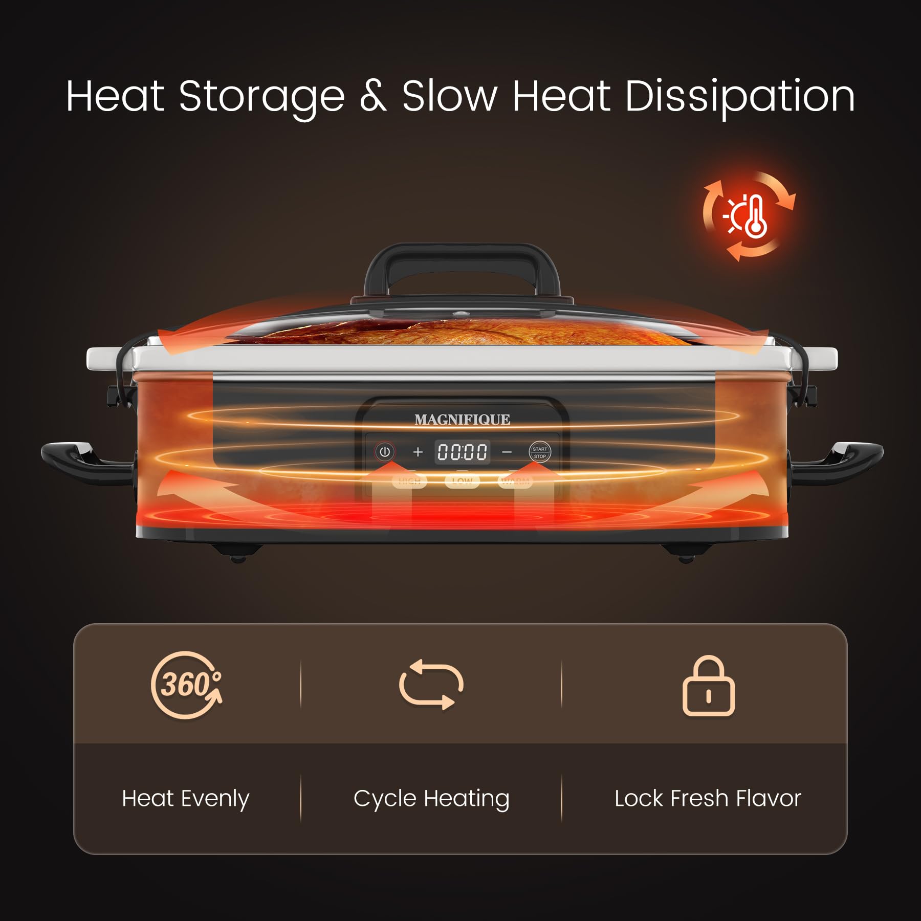 INDY VAC programmable control panel displays flexible cook-time options
