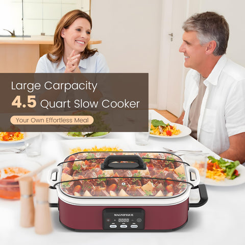 INDY VAC programmable controls, flexible cook time for weeknight dinners.