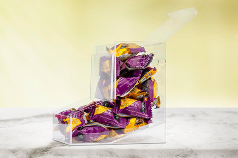 Inevibe Candy Dispenser countertop or wall-mount ready for versatile placement.