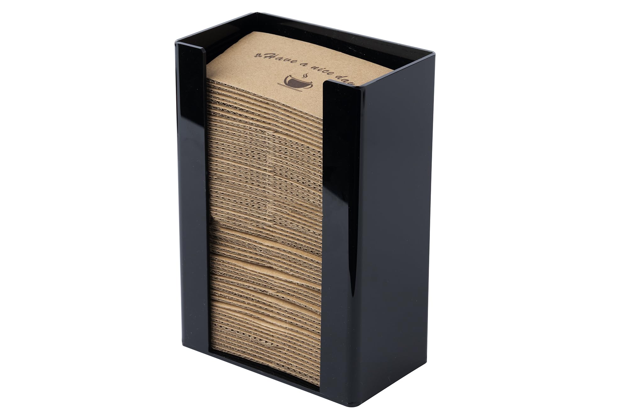 Inevibe coffee sleeve holder vertical dispenser for fast sleeve access in busy cafes