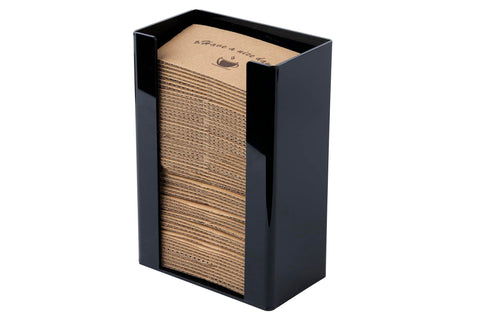 Inevibe coffee sleeve holder vertical dispenser for fast sleeve access in busy cafes