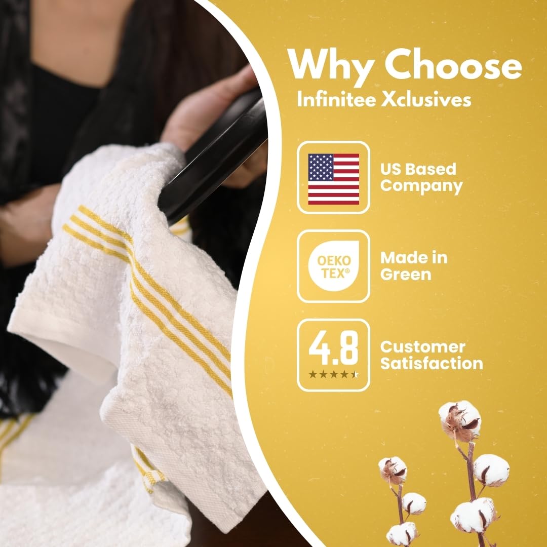 Infinitee Xclusives durable towels resist wear after many washes