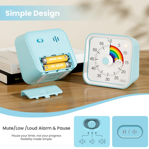 InfPokid ADHD focus timer helps kids build independent time skills