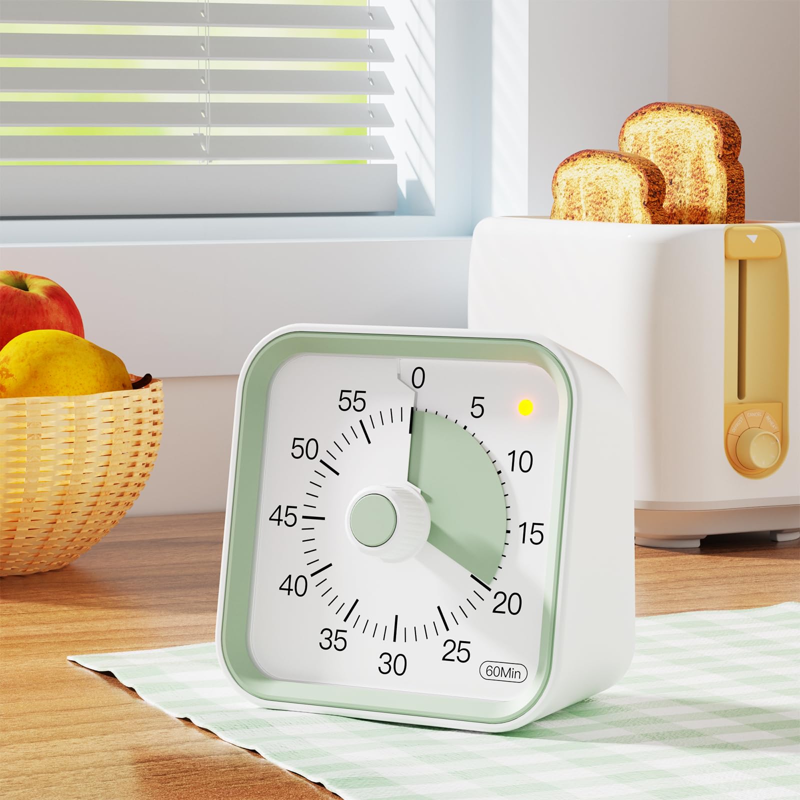 InfPokid 60-minute countdown timer provides a clear visual time for classroom tasks.