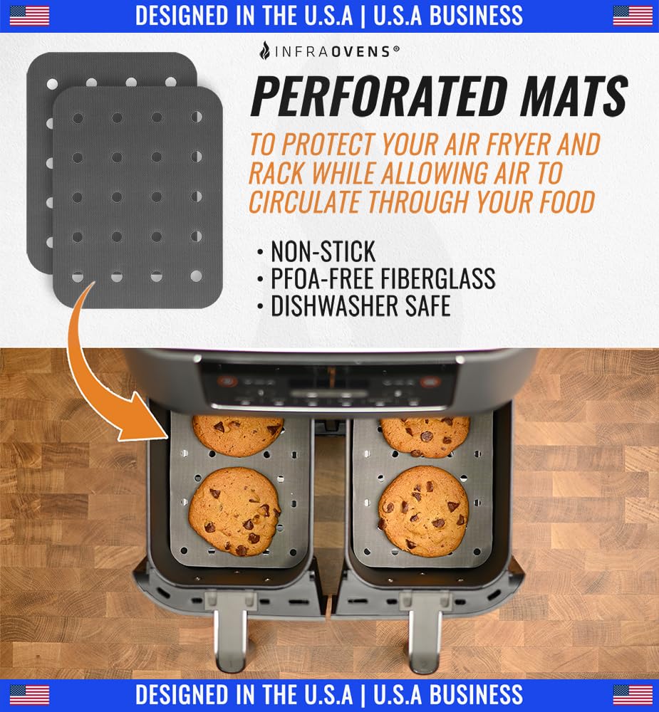 INFRAOVENS dehydration mesh enables efficient drying with minimal mess.