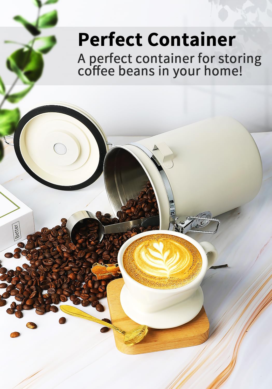 INFTYLE cream finish complements modern kitchen decor