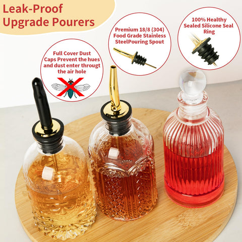 INFTYLE plastic pour spout with dust cap for durable sealing.
