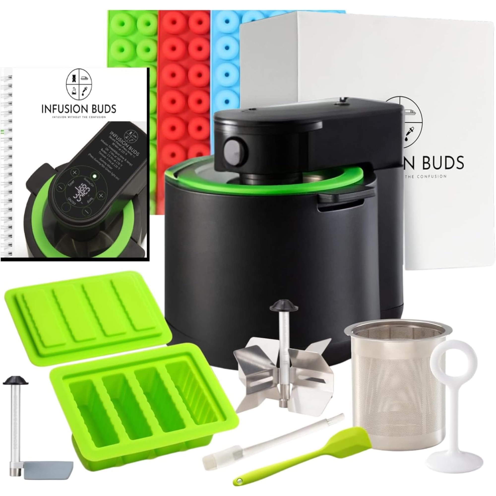 Infusion Buds 3-In-1 infuser setup for home butter and oil infusion.