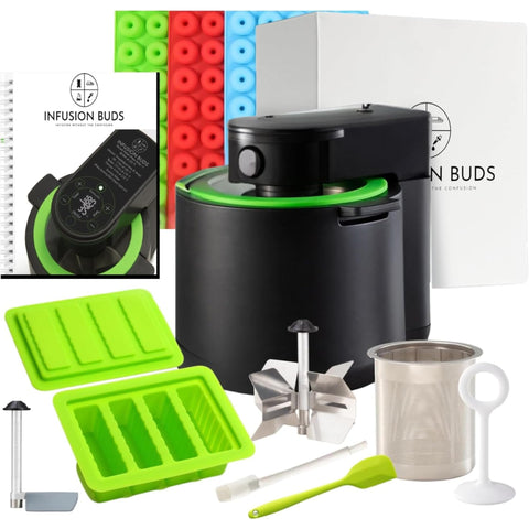 Infusion Buds 3-In-1 infuser setup for home butter and oil infusion.