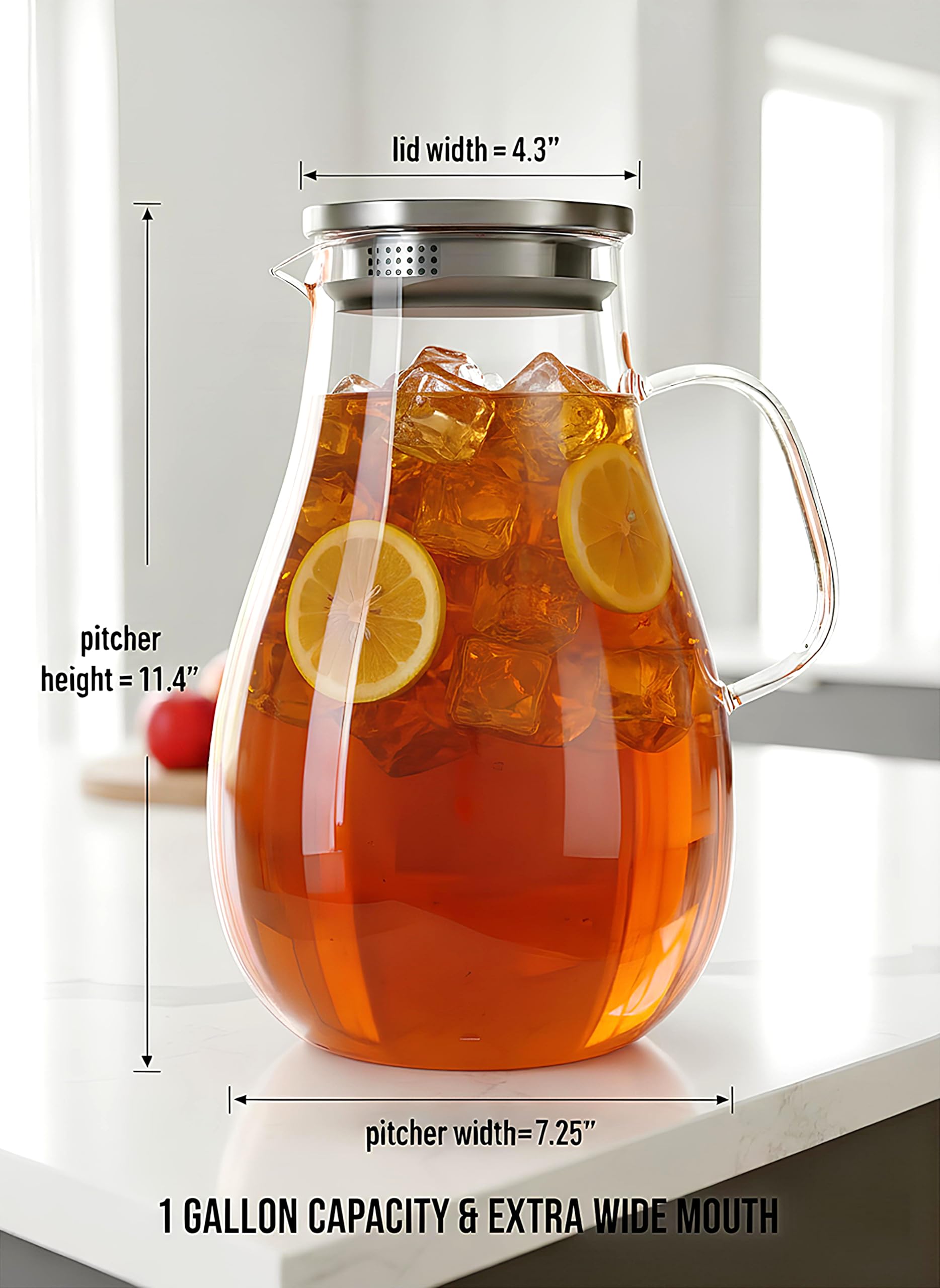 Infusion Pro iced tea pitcher ideal for refreshing beverages and gatherings