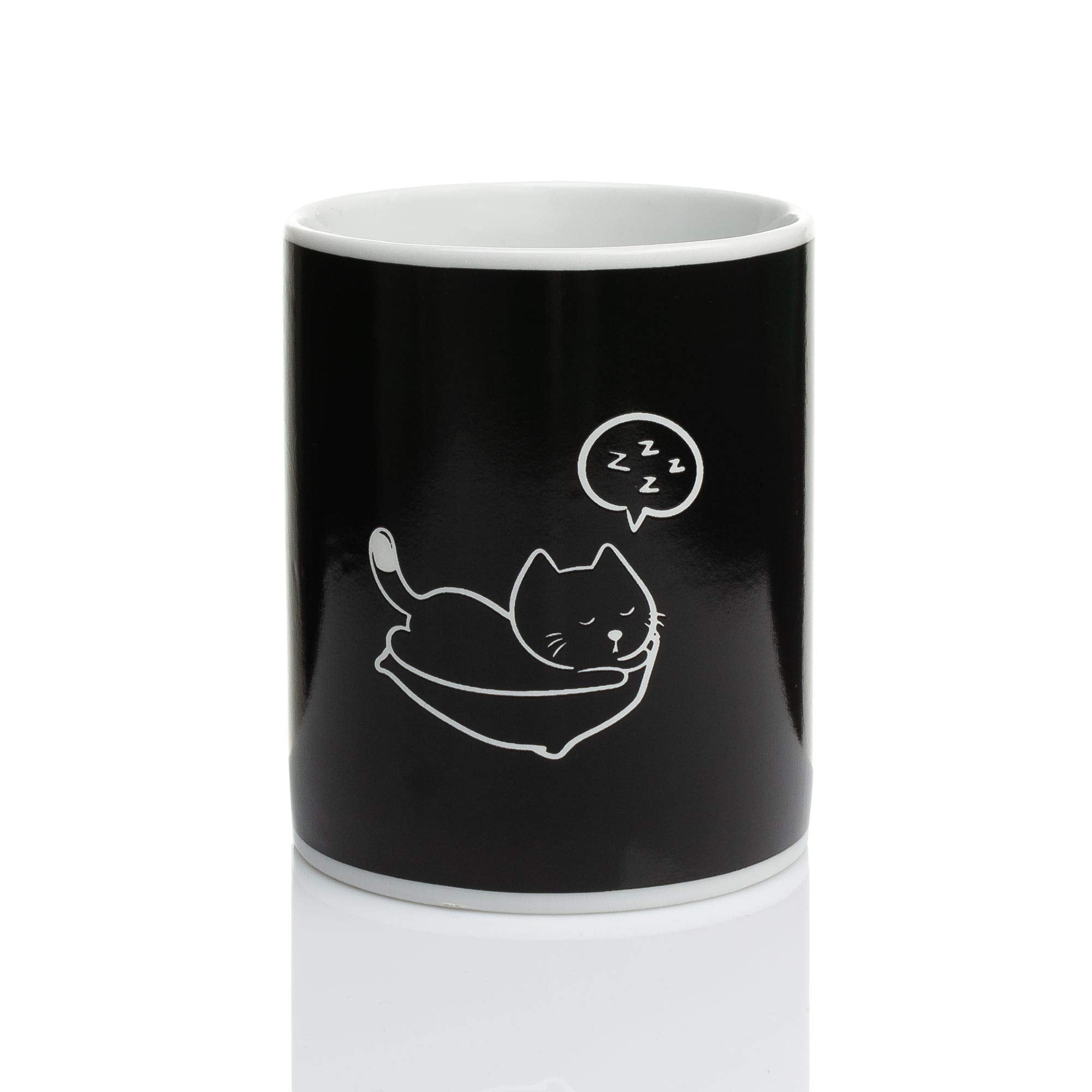 InGwest mug with steaming coffee demonstrates warm beverage experience.