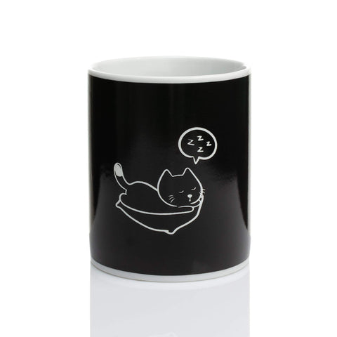 InGwest mug with steaming coffee demonstrates warm beverage experience.