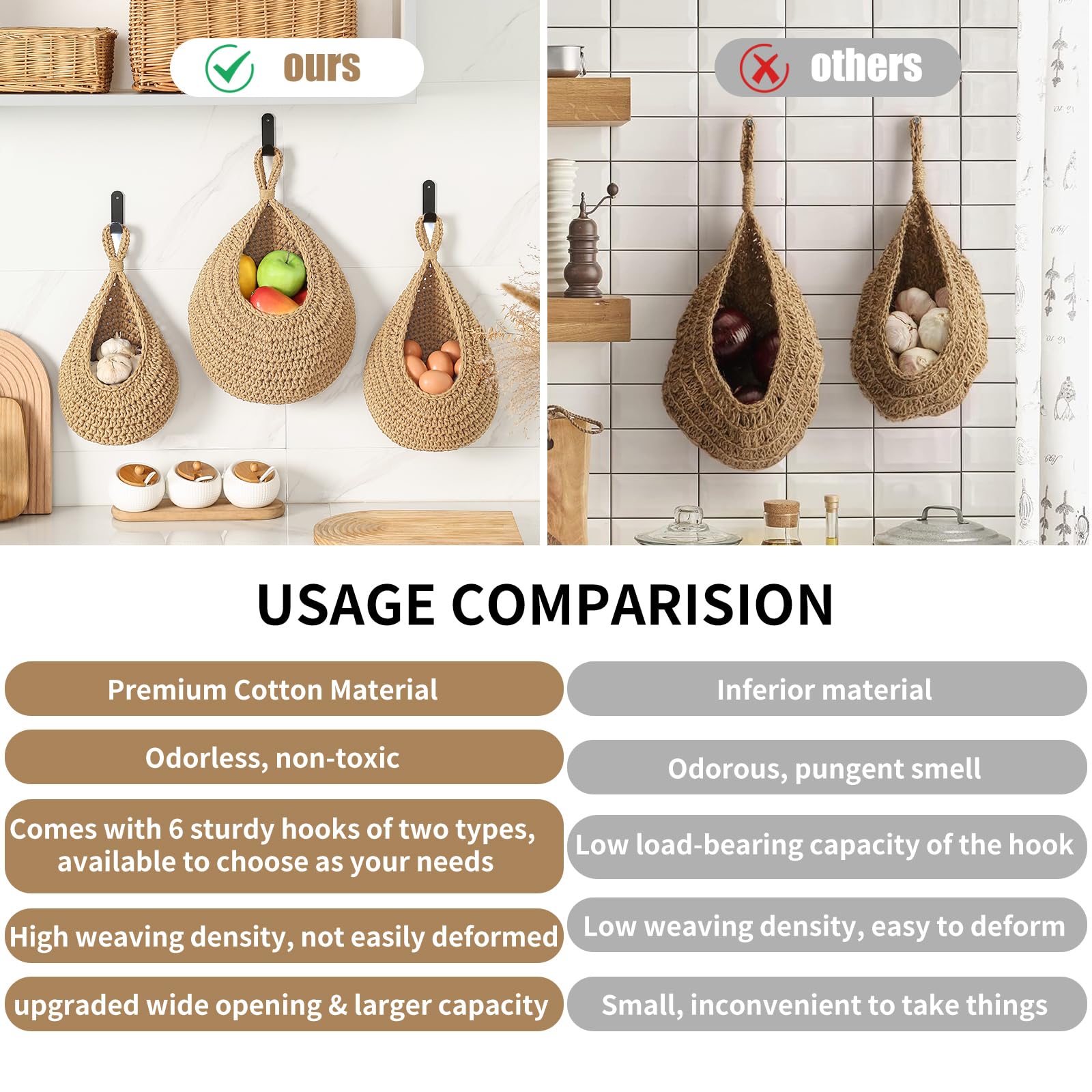 INJORAN space-saving kitchen organization image shows clutter-free countertops.