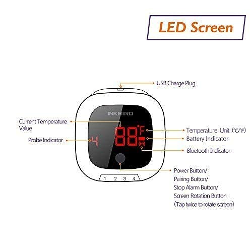 Inkbird IBT-4XS app remote monitoring lets you check temps from afar.