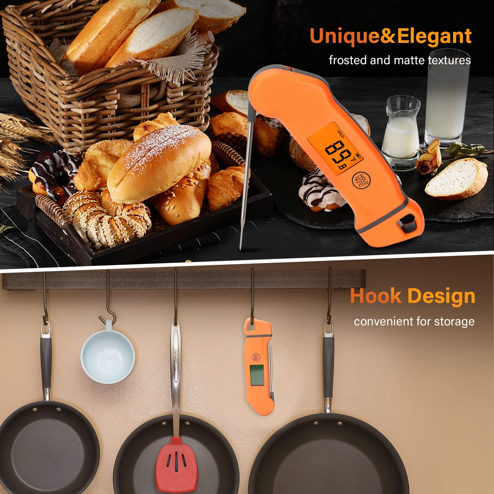 Inkbird IHT-1S grill-ready thermometer for precise cooking temps
