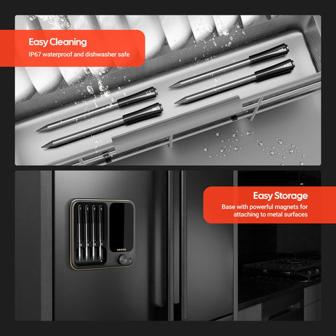 IP67 waterproof design for easy cleaning and outdoor use