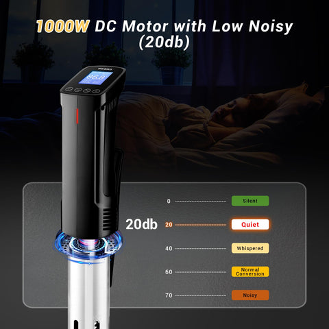 Inkbird ISV-100W handles up to 20L for even heat