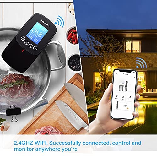 ISV-100W LCD display for easy timer and temp tracking