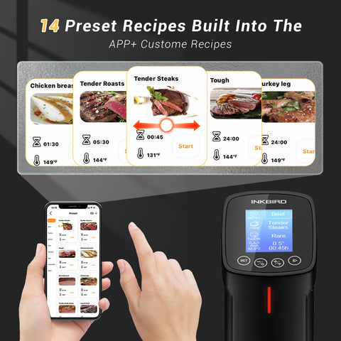Quiet operation by Inkbird ISV-100W keeps kitchen calm during cooking