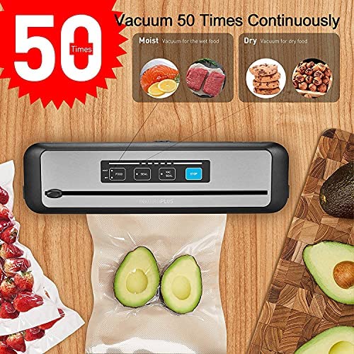 Vacuum sealer kit with strong suction for airtight bags