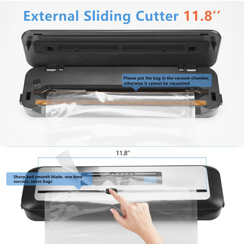 Inkbird vacuum sealer moist and dry mode selection enables versatile food prep