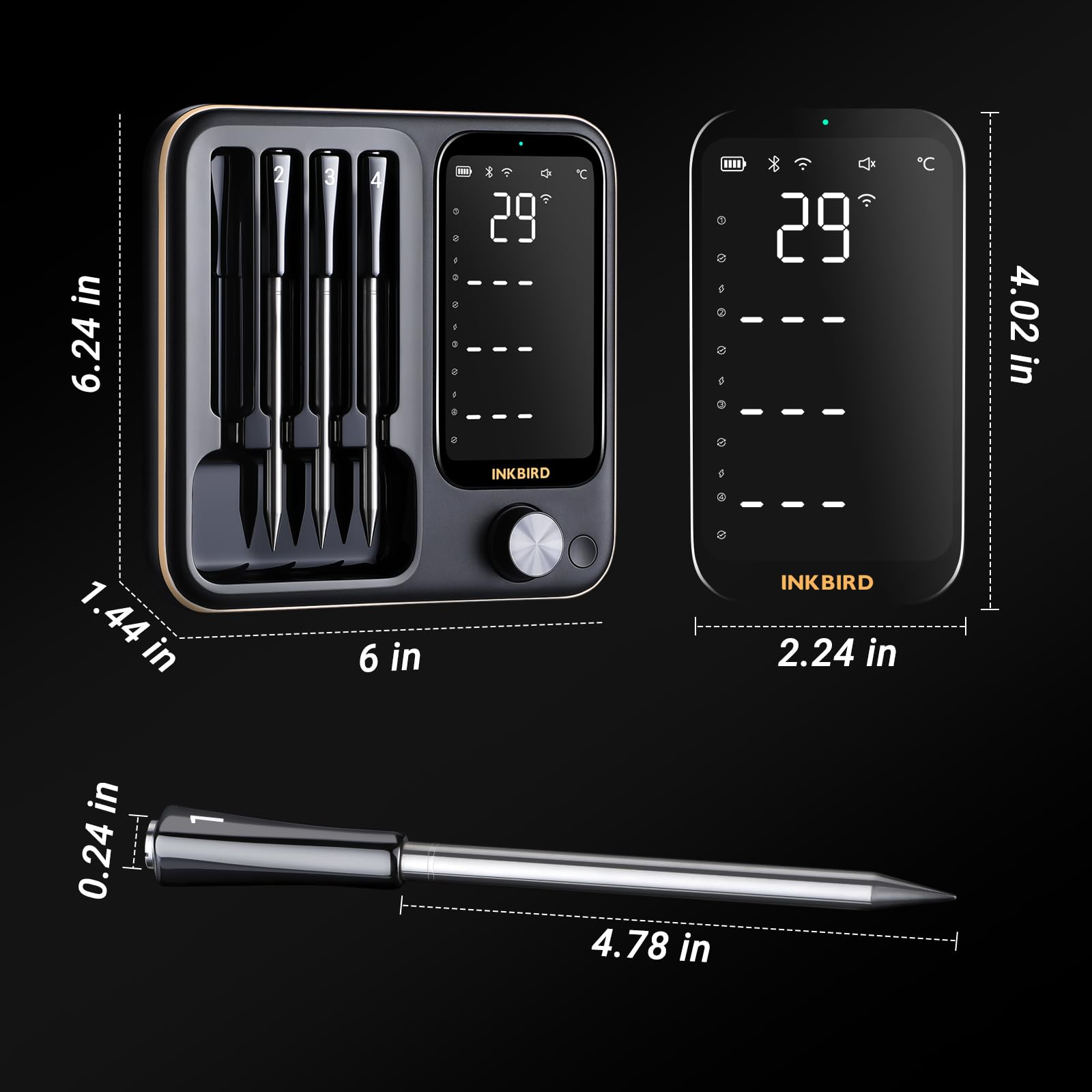 Inkbird packaging shown, premium gift-ready presentation.
