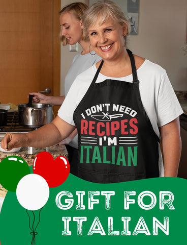 InnoBeta Italian apron adjustable neck strap for comfort.